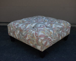 paisley oversized square ottoman for rent