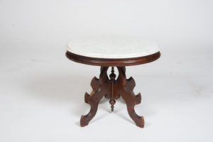 antique mahogany marble side tables