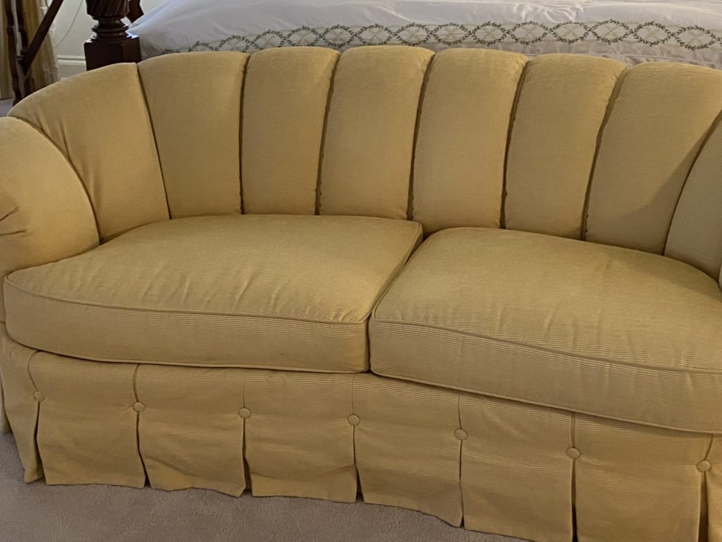 formal yellow sofas for home staging rental main line pa