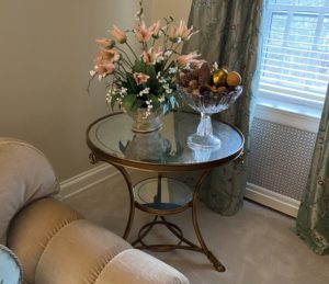 mirror side tables for rent philly