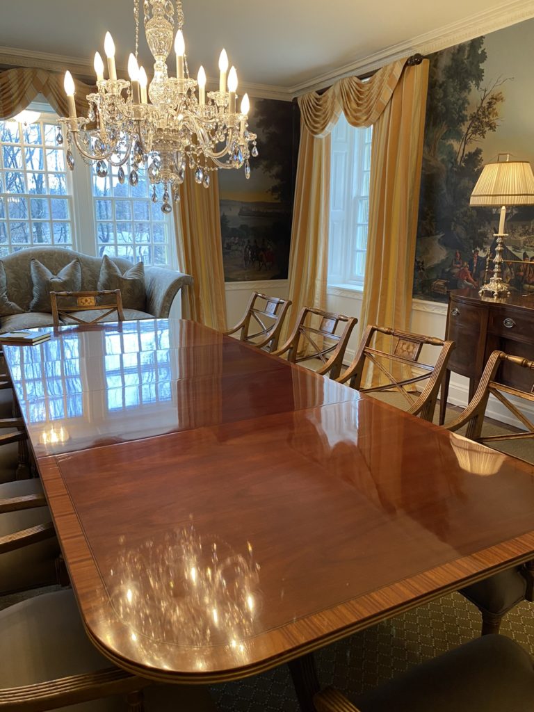 formal dining room table for rent home stagers