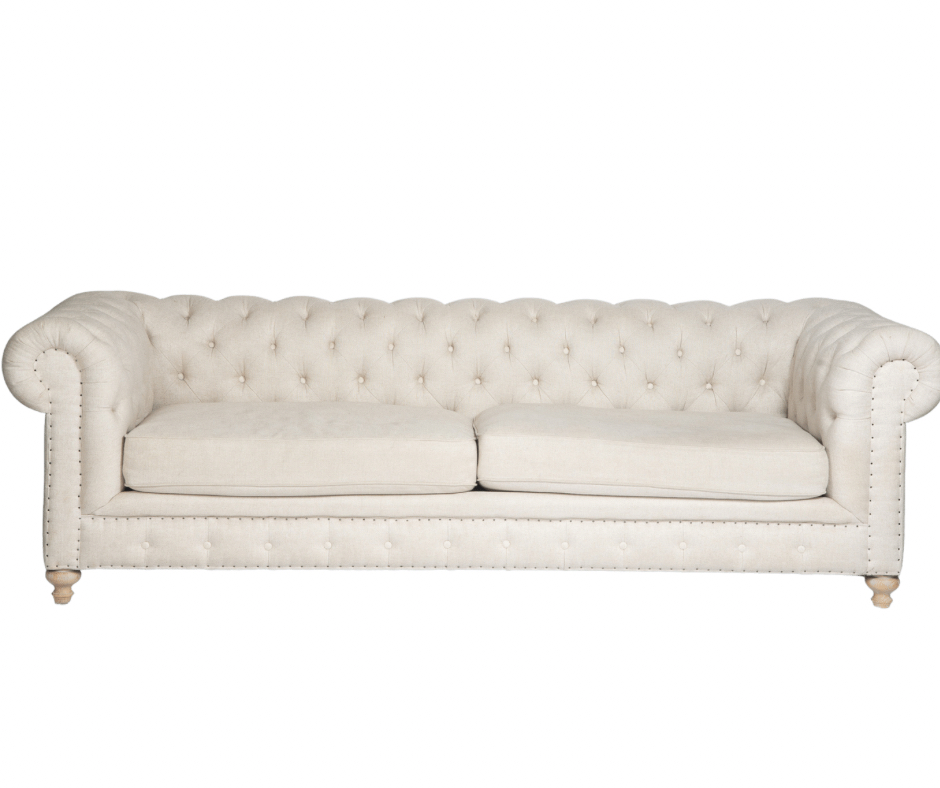 white sofa for weddings philadelphia